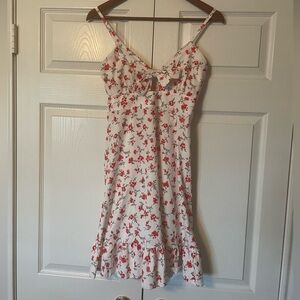 Tie-Front Floral Sundress